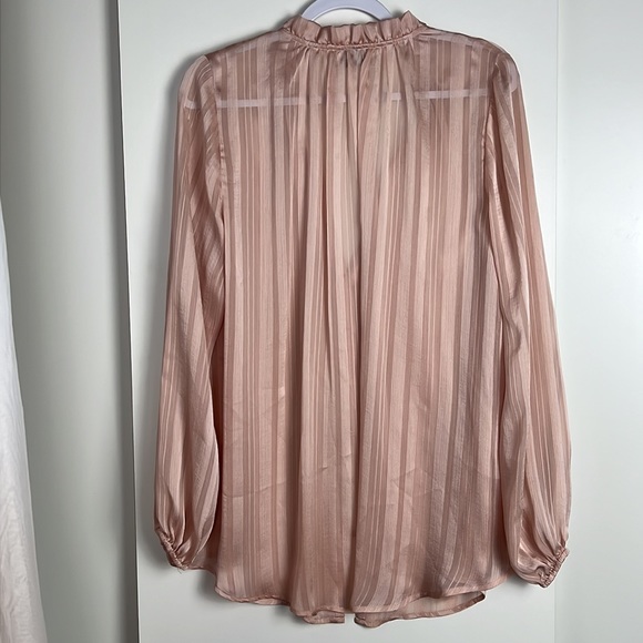 SHOW ME YOUR MUMU blushe pink long sleeve blouse - Picture 3 of 10